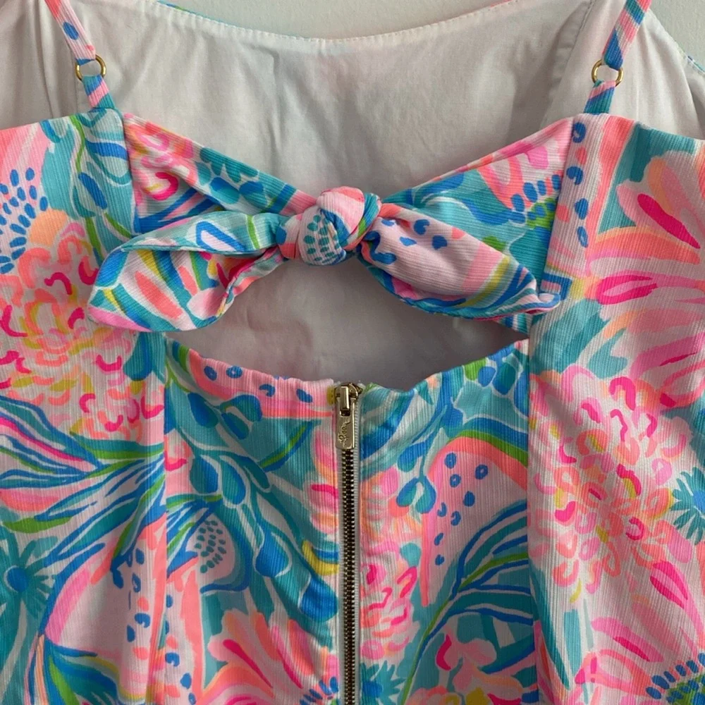 Lilly Pulitzer Multicolor Floral Dress - Picture 3 of 6
